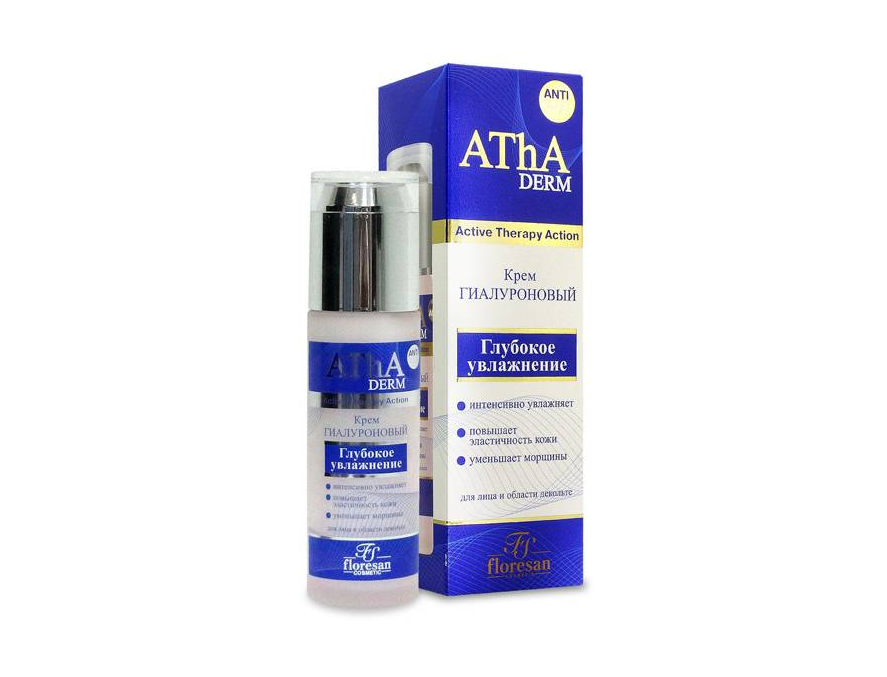 Hijaluronska krema protiv bora AThA-Derm za lice i dekolte od 60 ml